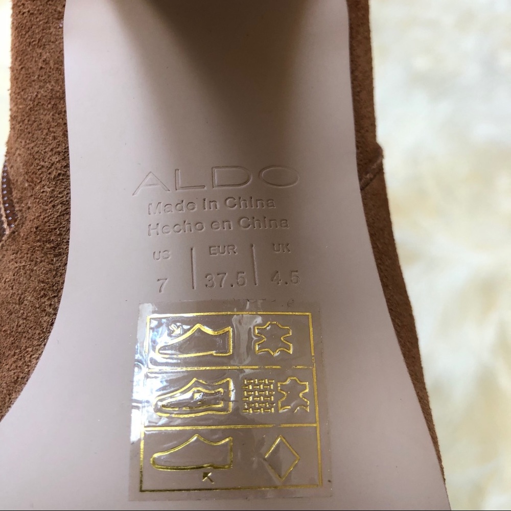 ALDO Rixon Slouch Over The Knee Suede Boots - Picture 8 of 8